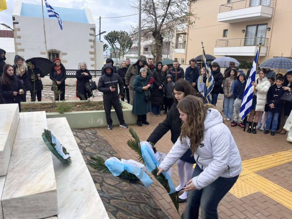 Με λιτότητα οι εορτασμοί για την 25η Μάρτιου στον Δήμο Πλατανιά λόγω καιρού