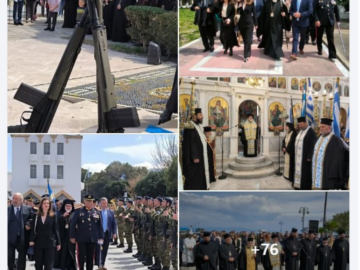 Με τη δέουσα επισημότητα και μεγαλοπρέπεια η Πανηγυρική Δοξολογία της Εθνικής Παλιγγενεσίας 2026 και οι καταθέσεις στεφάνων στην Κω