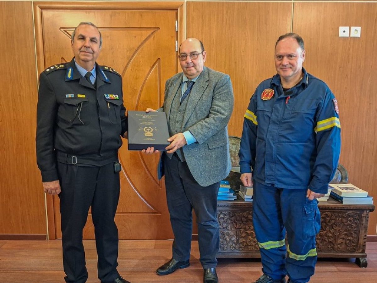 Με το νέο Συντονιστή Πυροσβεστικών Επιχειρήσεων είχε συνάντηση ο Ταξιάρχης Βέρρος