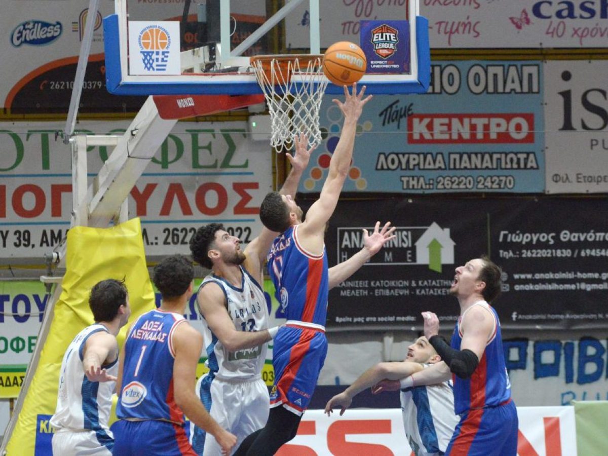 Μεγάλο διπλό της Δόξας Λευκάδας στην Αμαλιάδα – 67-73