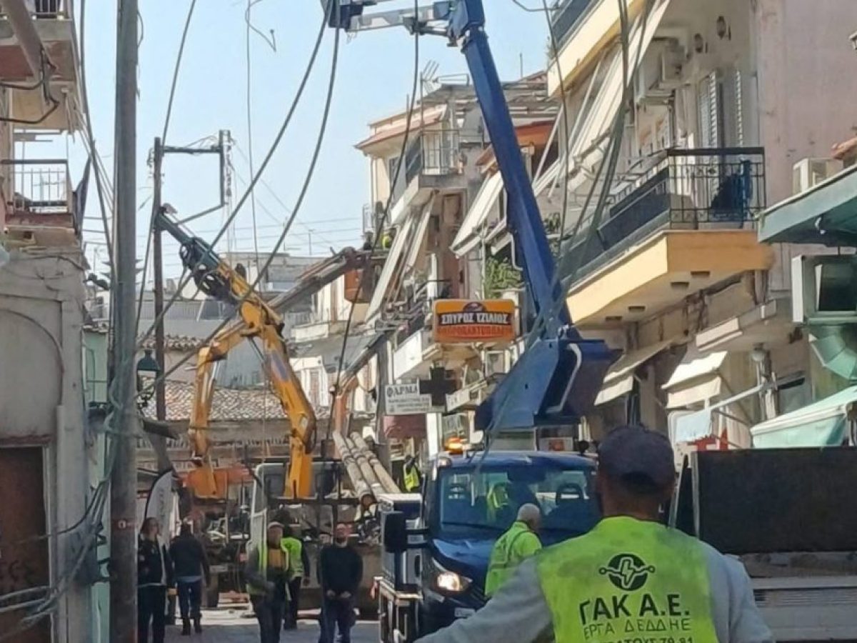 Μεσολόγγι: Υπογειοποίηση δικτύου ηλεκτροφωτισμού στην οδό Θυσίας