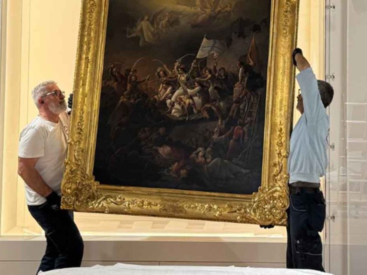 Μεσολόγγι: Σε κλίμα βαθιάς συγκίνησης η υποδοχή του εμβληματικού πίνακα «Η Έξοδος του Μεσολογγίου»