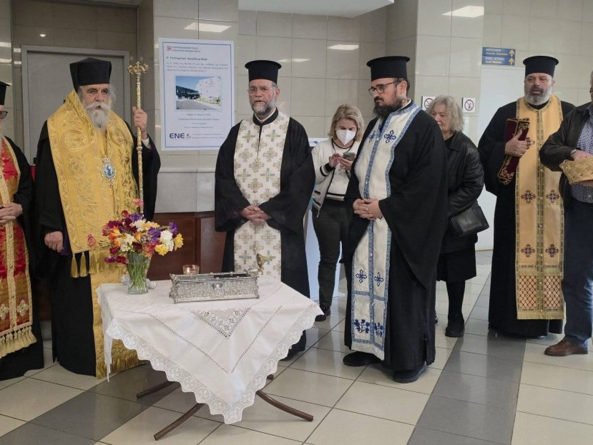 Μεταφορά της Δεξιάς Χειρός του Αγίου Σπυρίδωνος, από την Κέρκυρα, στο Νοσηλευτικό Ίδρυμα Πύργου “Ανδρέας Παπανδρέου”.