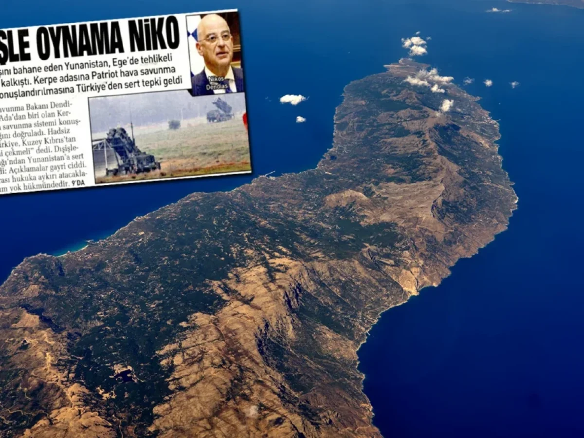 «Μην παίζεις με τη φωτιά, Νίκο» – Τα τουρκικά ΜΜΕ απειλούν για τους Patriot στην Κάρπαθο