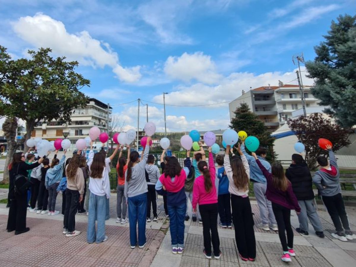 Μήνυμα κατά της βίας από τους μαθητές του 6ου Δ.Σ Λιβαδειάς