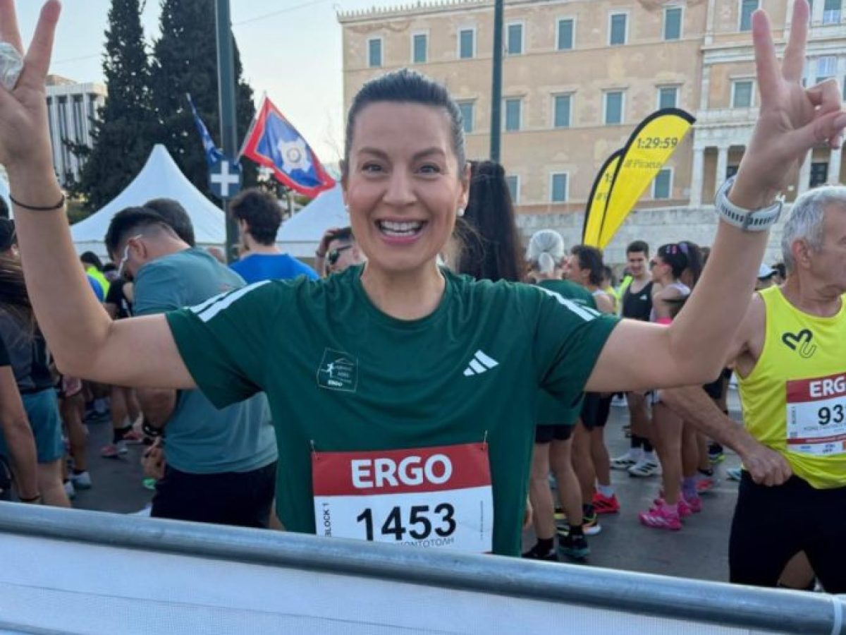 Μήνυμα της Μαρίνας Κοντοτόλη για την Παγκόσμια Ημέρα της Γυναίκας από τον ημιμαραθώνιο της Αθήνας