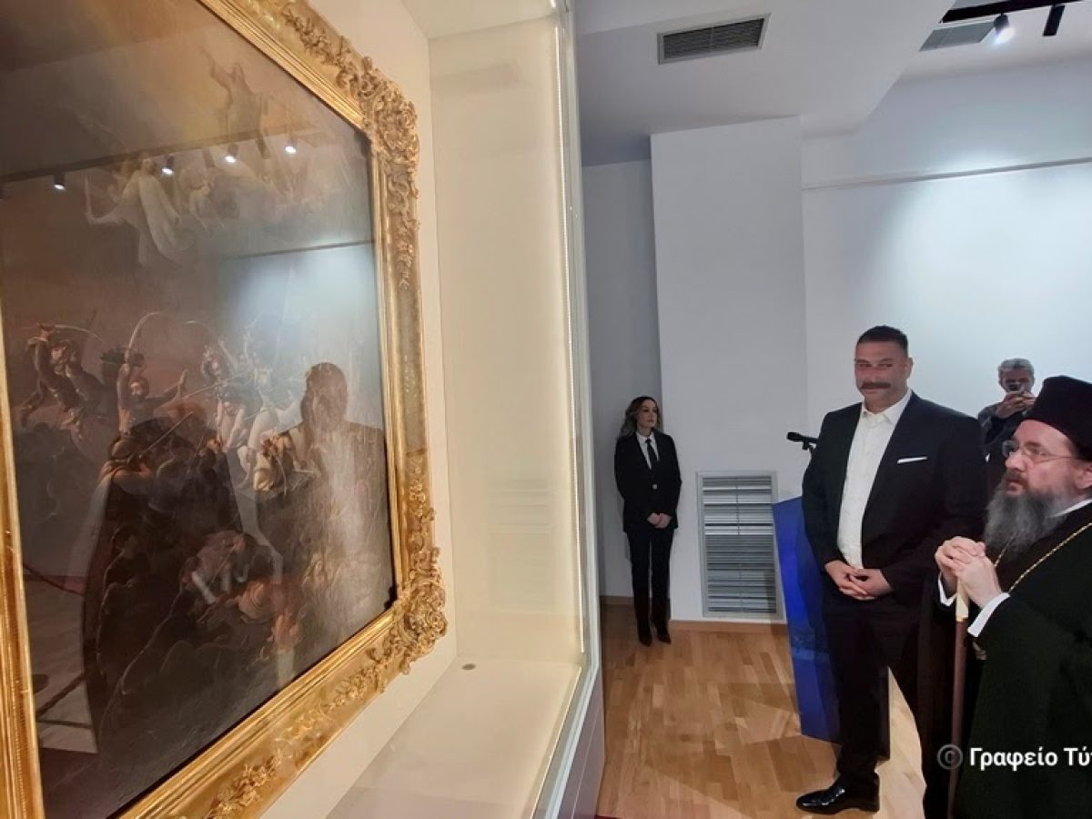 Μητροπολίτης Δαμασκηνός από Μεσολόγγι:  «Η τέχνη του Βρυζάκη γίνεται φορέας ιστορίας, συλλογικής συνείδησης και εθνικού στοχασμού»