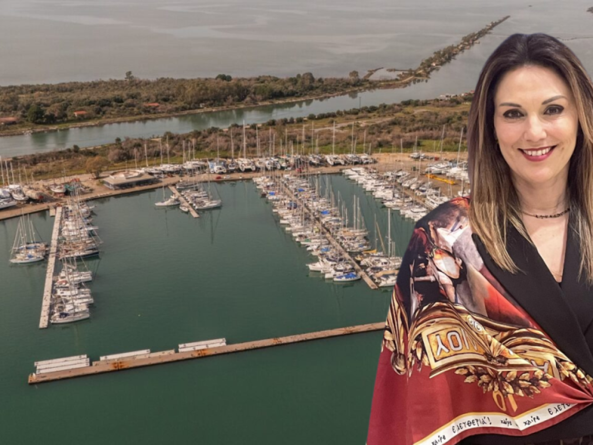 Ν. Αλετρά: Στο 80% η πρόοδος των εργασιών στη Μαρίνα Μεσολογγίου