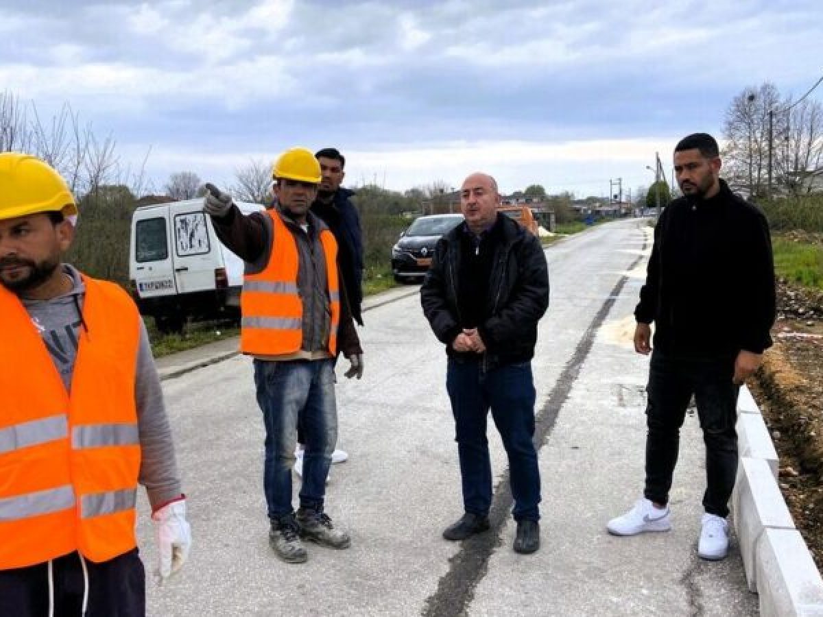Νέα πεζοδρόμια για τους Ρομά στο Κηπάκι από τον Δ. Τρικκαίων