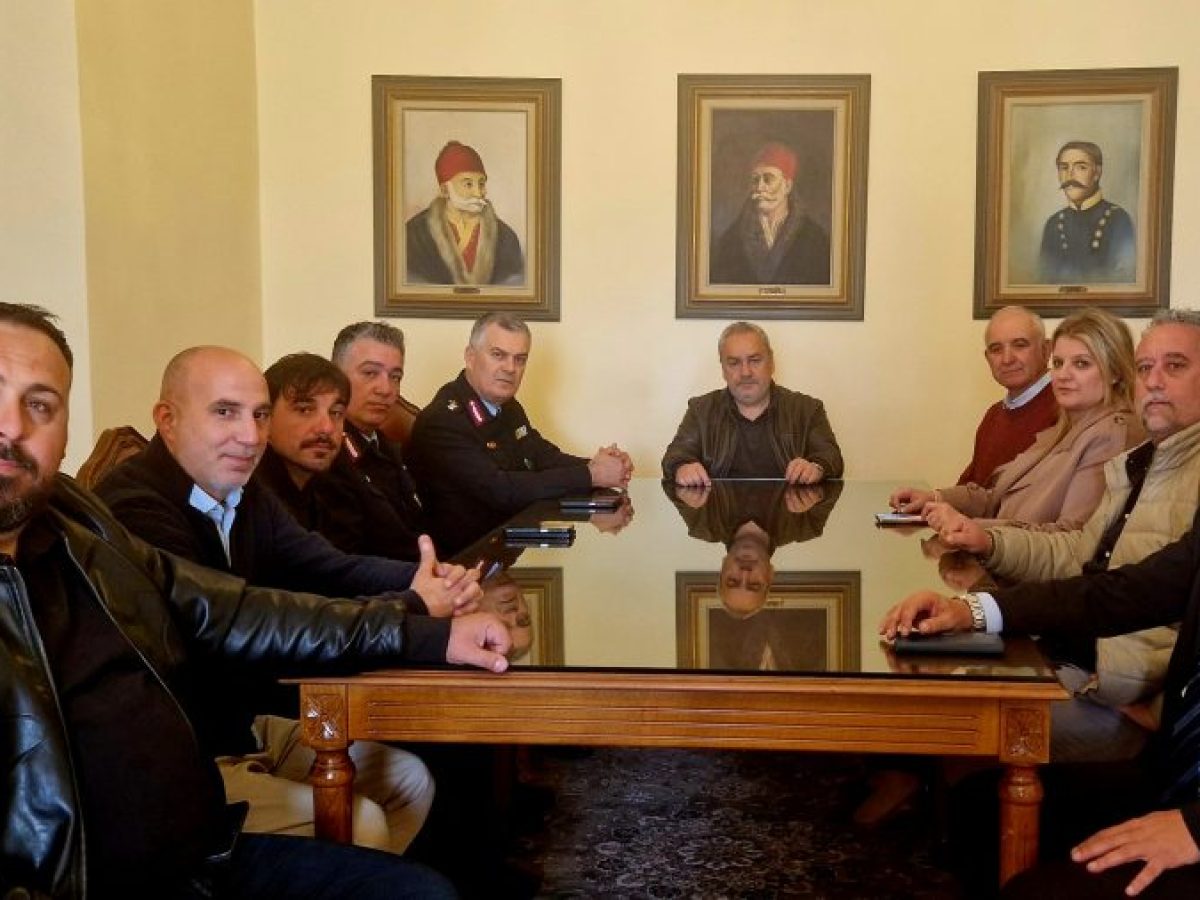 Νέα σύσκεψη στον Δήμο Πηνειού με τη συμμετοχή ανώτατων αξιωματικών της ΕΛ.ΑΣ.