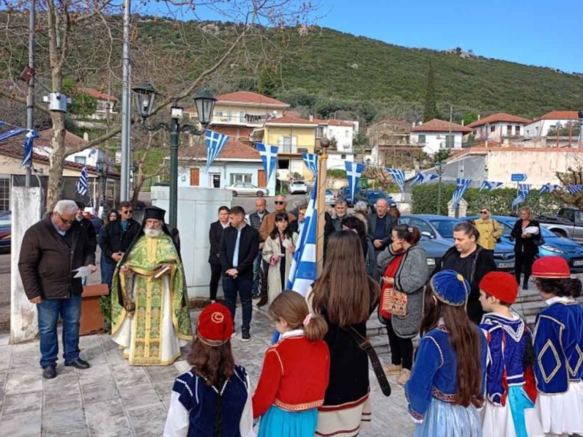 Ο εορτασμός της Εθνικής Εορτής 25ης Μαρτίου στην Μπαμπίνη Ξηρομέρου (φωτο)