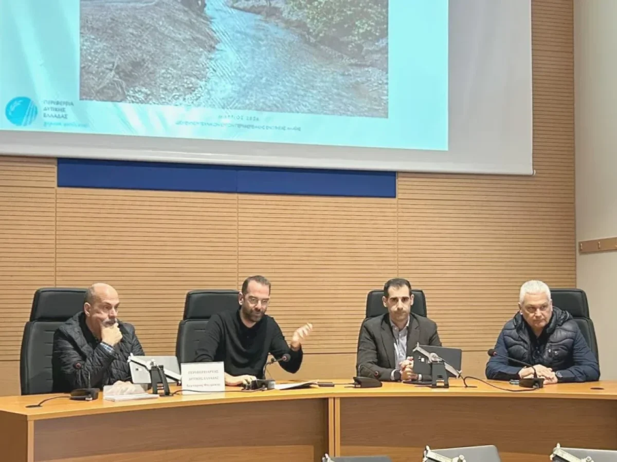 Παρουσιάστηκε η μελέτη οριοθέτησης του ποταμού Βουραϊκού – Προστασία του περιβάλλοντος και αντιπλημμυρική θωράκιση της περιοχής