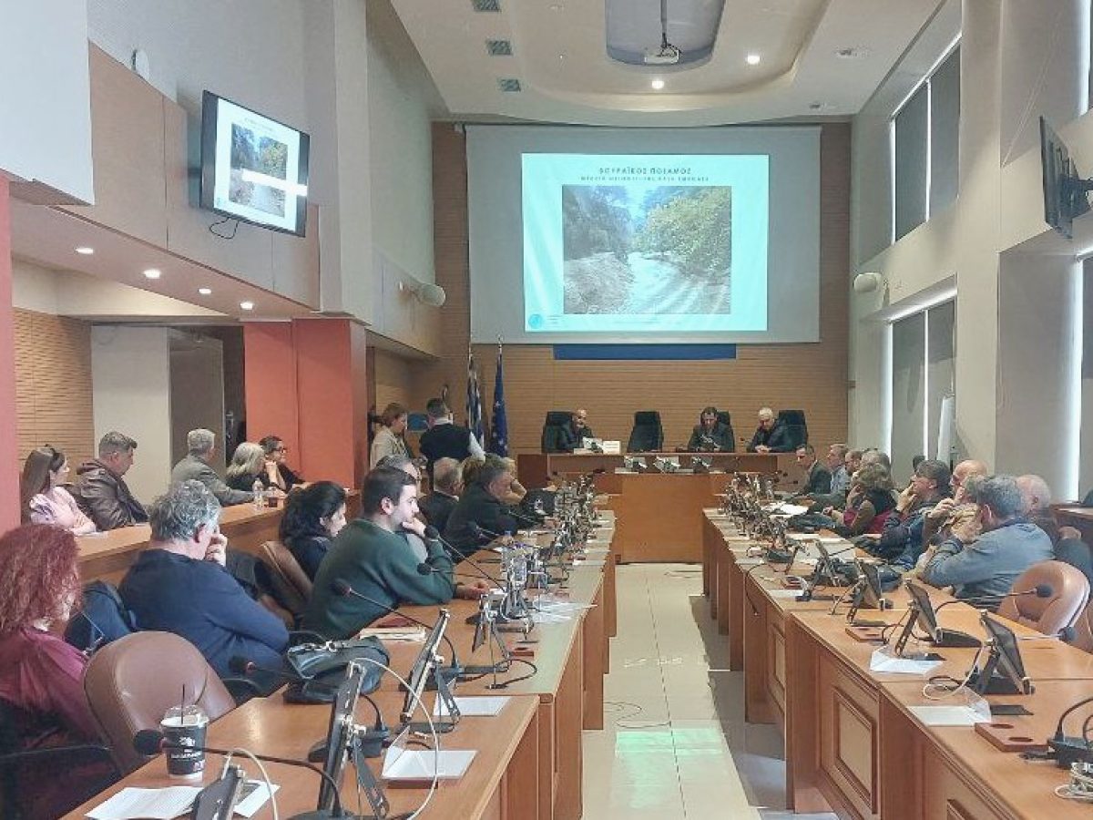 Παρουσιάστηκε η μελέτη οριοθέτησης του ποταμού Βουραϊκού για την προστασία του περιβάλλοντος και την αντιπλημμυρική θωράκιση