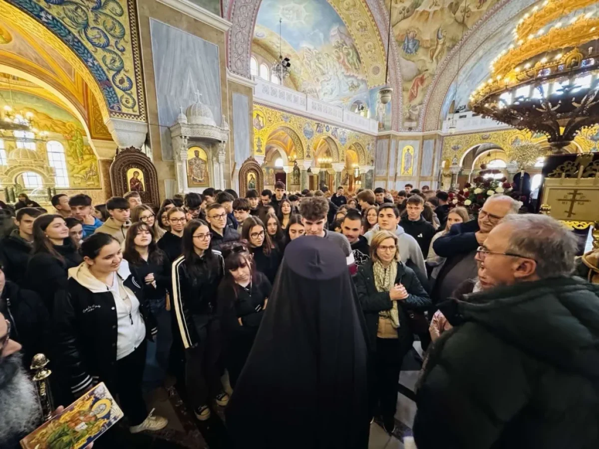 Πάτρα: Επίσκεψη και προσκύνημα μαθητών του 4ου Λυκείου Τρίπολης στον Άγιο Ανδρέα, ΦΩΤΟ