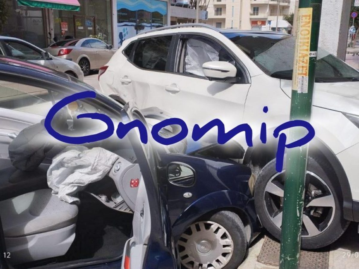 Πάτρα: Σύγκρουση ΙΧ στην Φαβιέρου