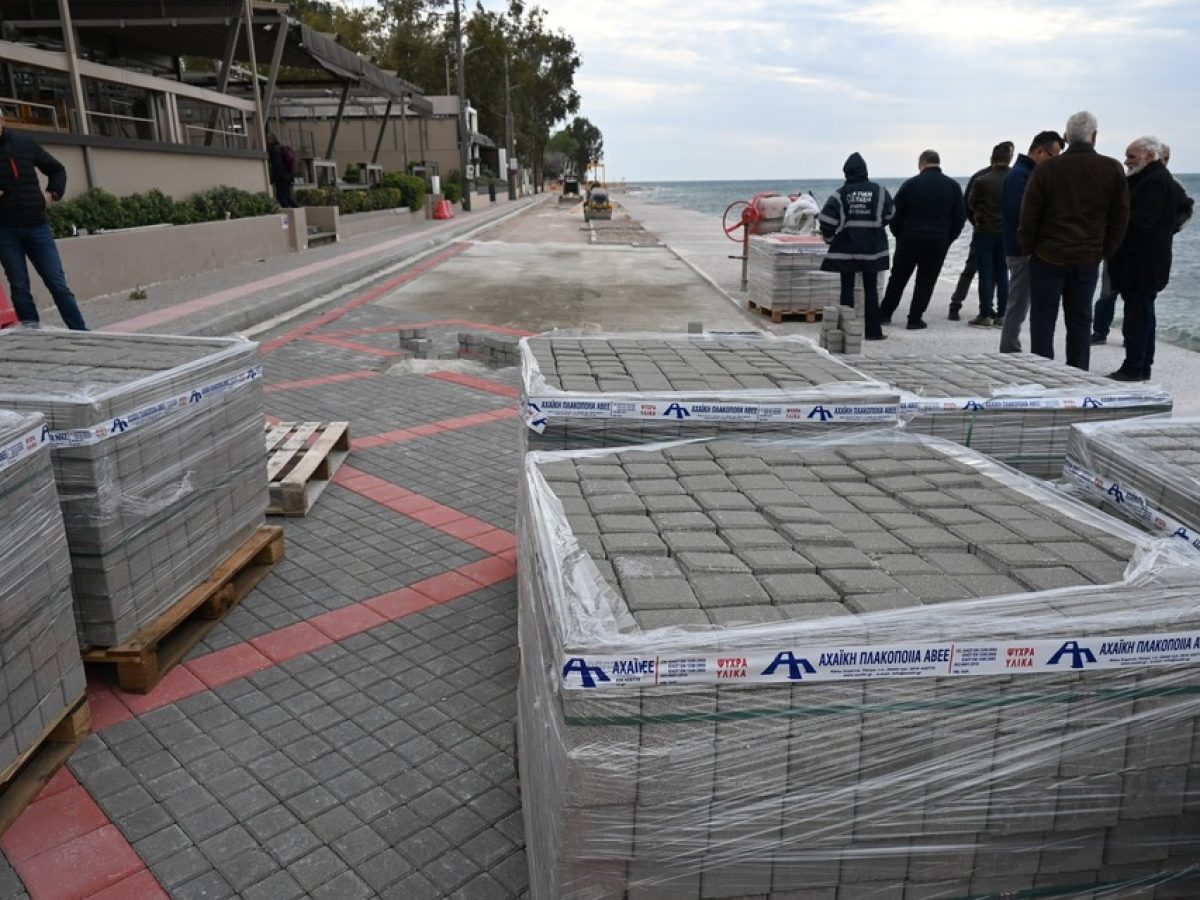 Πάτρα: Συνεχίζεται το έργο ανάπλασης και αντιδιαβρωτικής προστασίας σε Ρίο-Αγίο Βασίλειο (φωτο)