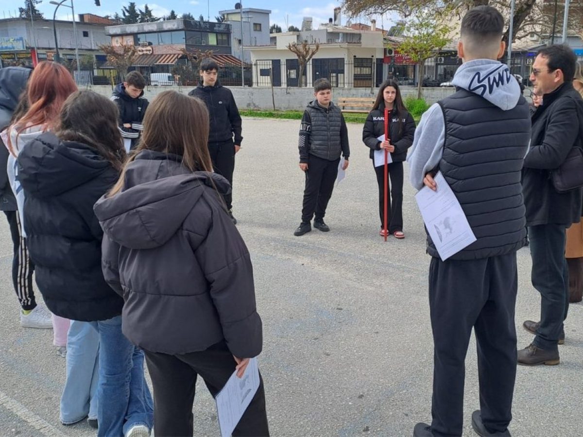 Πείραμα Ερατοσθένη στο 5ο Γυμνάσιο Τρικάλων