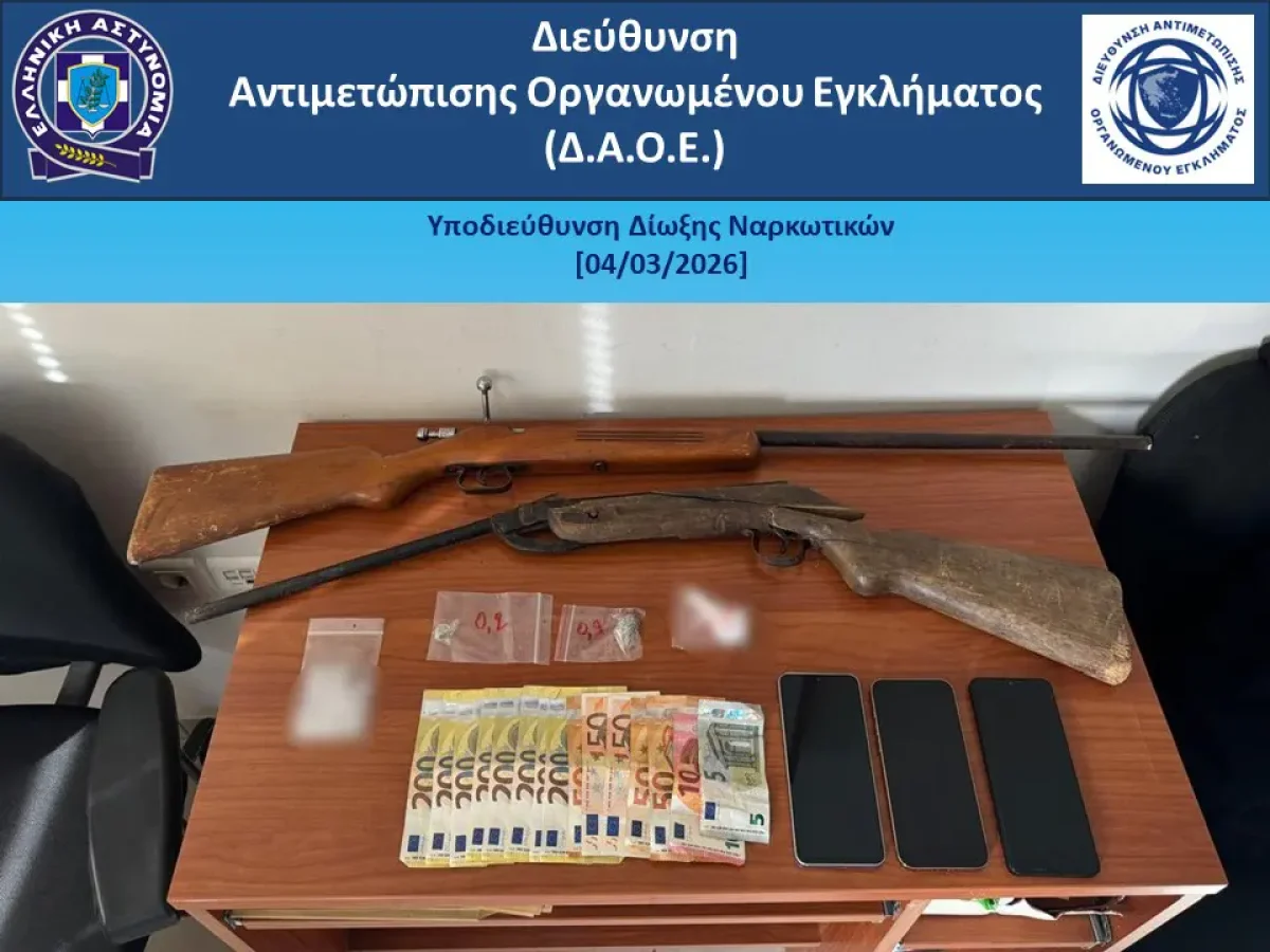 ΠΥΡΓΟΣ: Έφοδος της ΕΛ.ΑΣ. και δύο συλλήψεις για κατοχή και διακίνηση ναρκωτικών ουσιών στον Πύργο Ηλείας