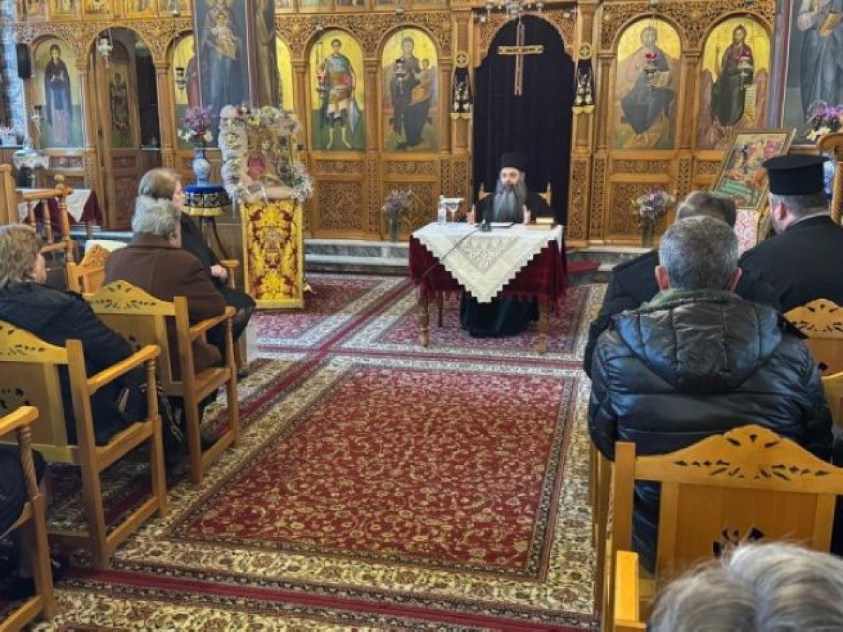 Πραγματοποιήθηκε η ομιλία του π. Νήφωνα στην Διάβα