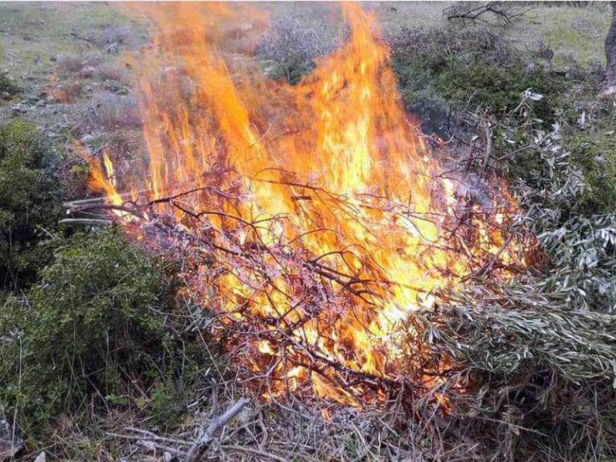 Πρόστιμο για παράνομη καύση υπολειμμάτων στον Δήμο Πολυγύρου