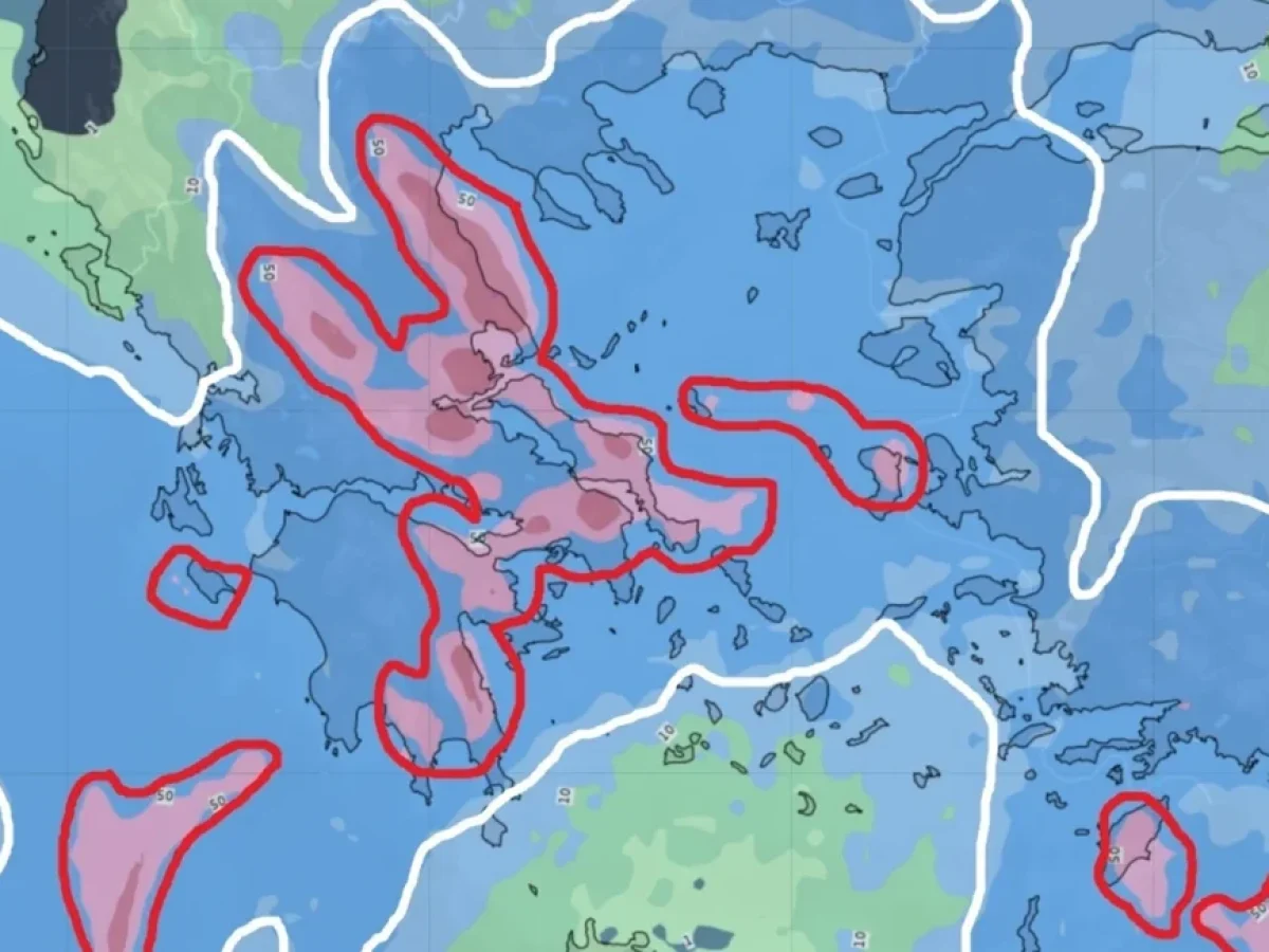 Πρωταπριλιά με επικίνδυνη κακοκαιρία σε 15 περιοχές προβλέπει ο Καλλιάνος – Η Ρόδος σε αυτές