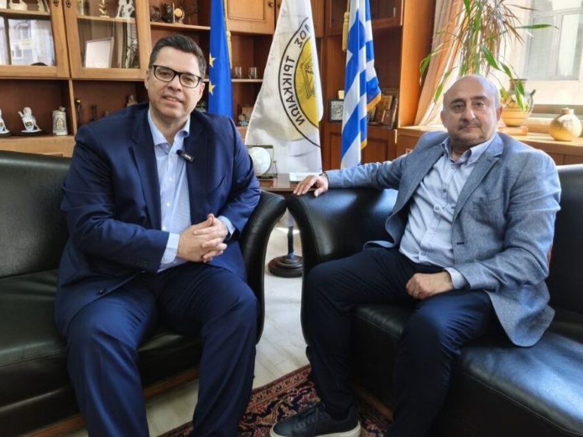 Σε έργα του Δήμου Τρικκαίων ύψους 15 εκ. € ο Υφυπουργός Θανάσης Κοντογεώργης