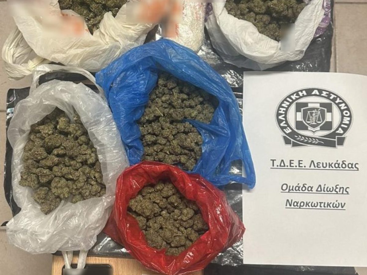 Σύλληψη ημεδαπού για διακίνηση ναρκωτικών ουσιών στη Λευκάδα