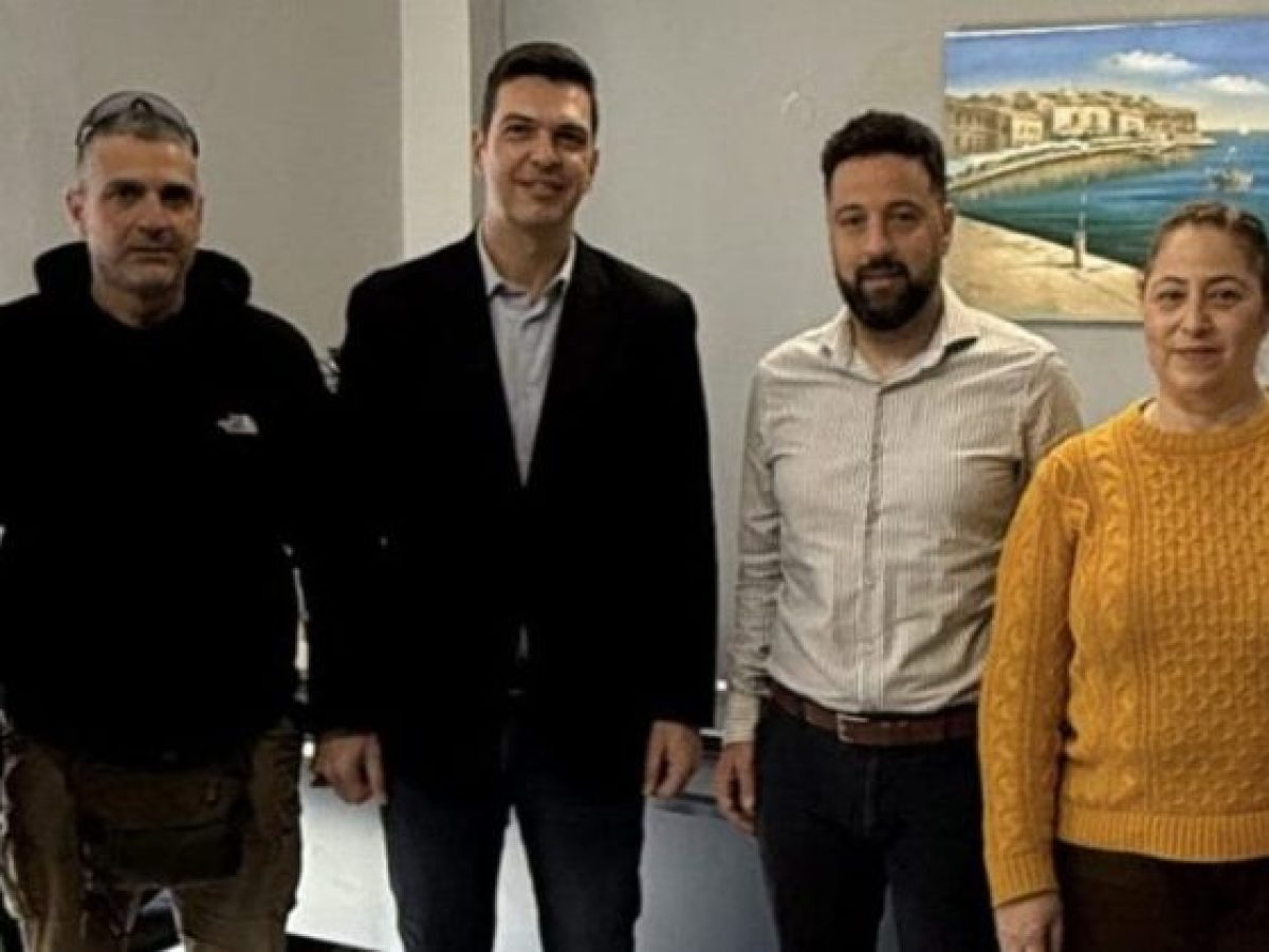 Συνάντηση Ένωσης Αστυνομικών Υπαλλήλων Χανίων με τον Βουλευτή Αλ. Μαρκογιαννάκη