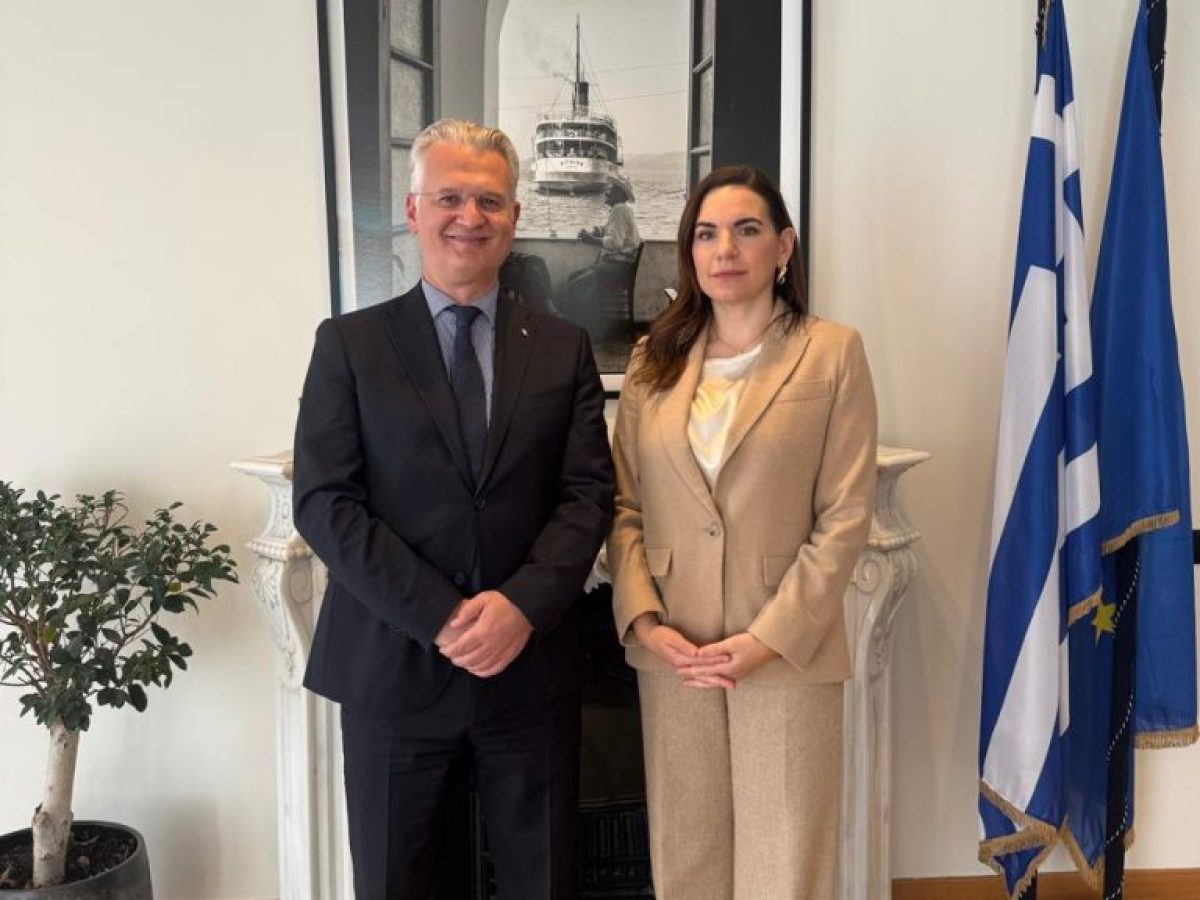 Συνάντηση με την Υπουργό Τουρισμού είχε ο Περιφερειάρχης Πελοποννήσου