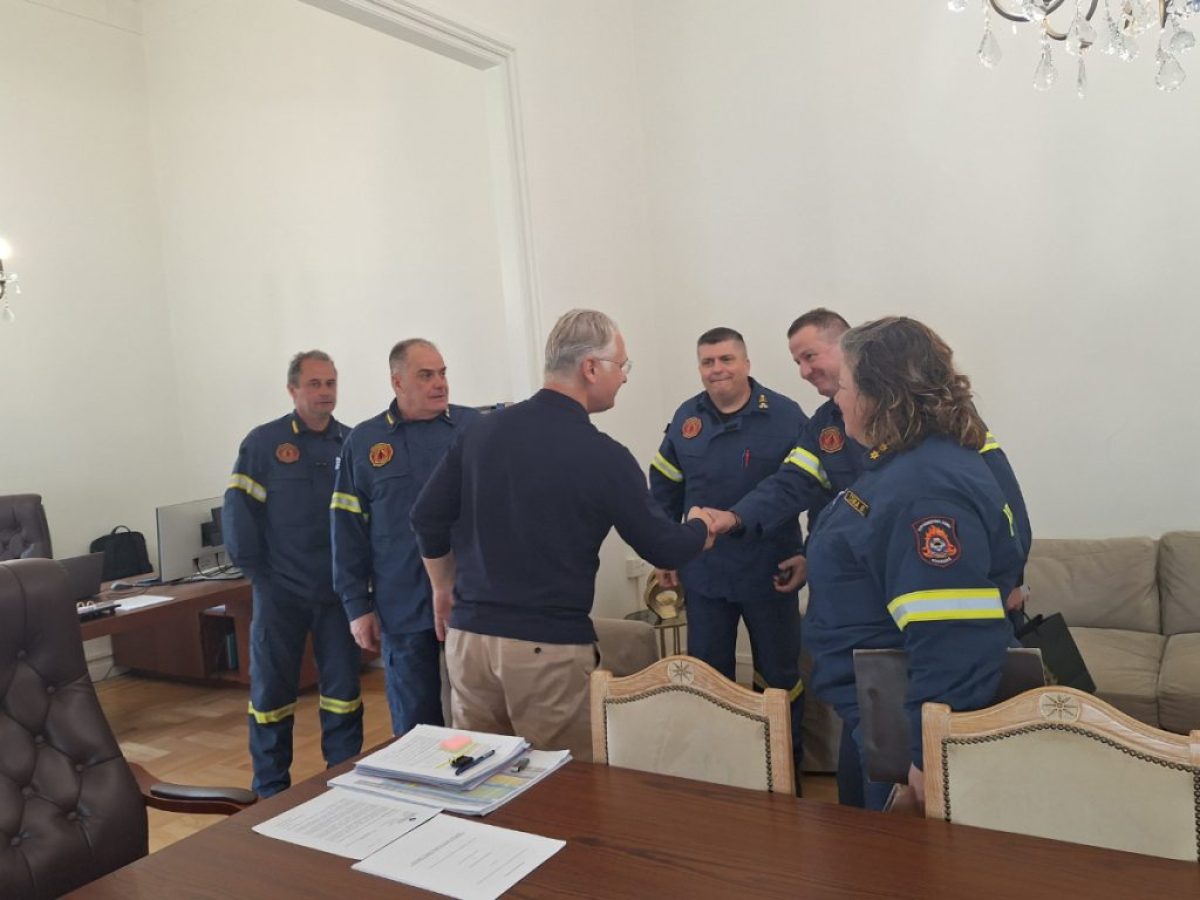 Συνάντηση Πτωχού με στελέχη του Πυροσβεστικού Σώματος και της Πολιτικής Προστασίας εν όψει αντιπυρικής