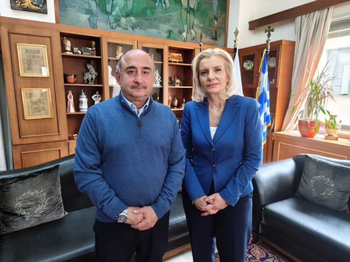 Συνάντηση Σακκά – Καραλαριώτου στα Τρίκαλα για έργα και συνεργασία