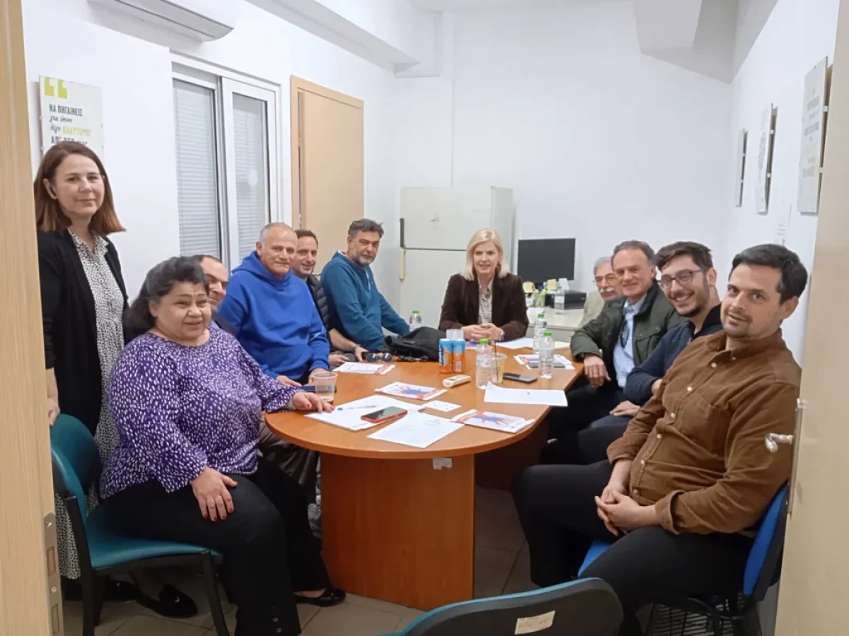 Συνάντηση της Γεωργίας Ντάτσικα για την προετοιμασία και οργάνωση των παιδικών κατασκηνώσεων Αχαΐας