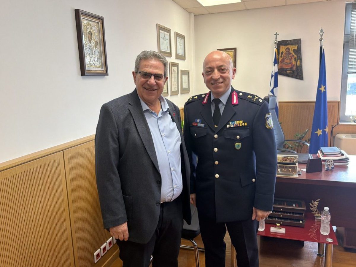 Συνάντηση του Δημάρχου Φαρσάλων με τον νέο Γενικό Αστυνομικό Διευθυντή Περιφέρειας Θεσσαλίας