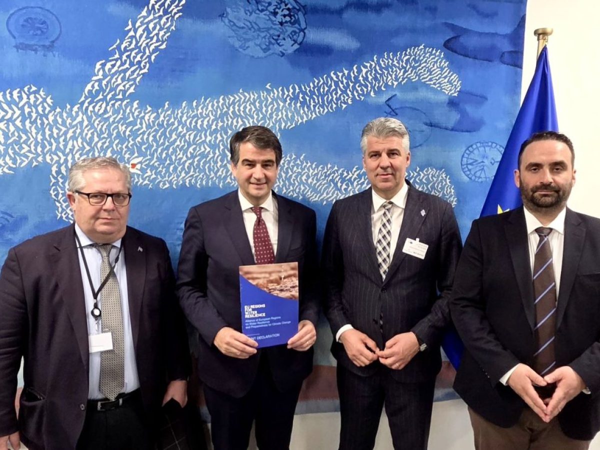 Συναντήσεις του Περιφερειάρχη ΑΜΘ με την Πρόεδρο του Ευρωπαϊκού Κοινοβουλίου και τον Επίτροπο Συνοχής για τη διαχείριση υδάτων