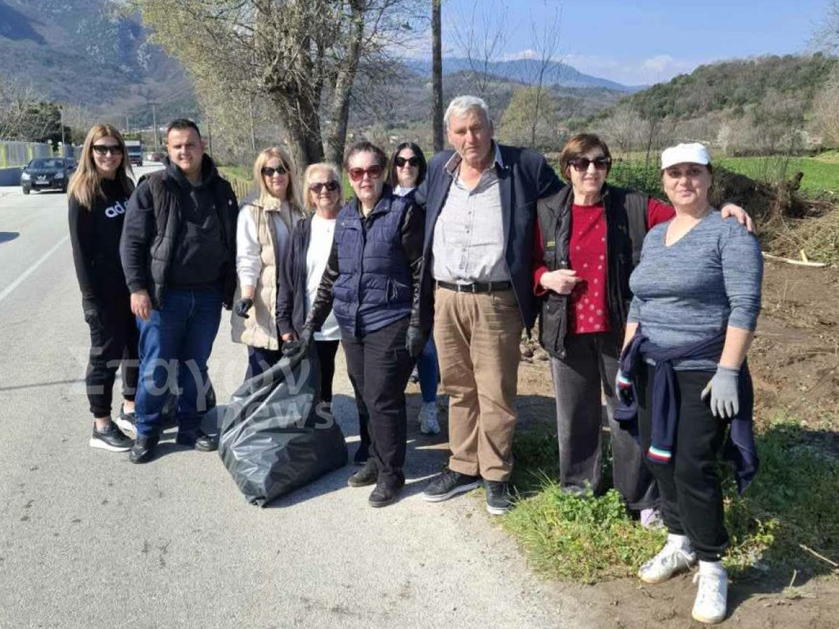 Συνεχίστηκε και σήμερα η δράση καθαρισμού στον δρόμο Διάβας – Καλαμπάκας