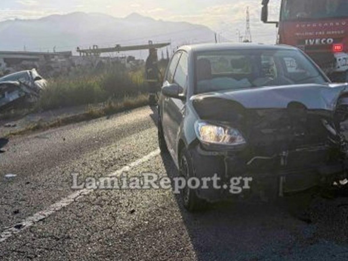 Σοβαρό τροχαίο στη Λαμία: Μετωπική σύγκρουση με τραυματίες και απεγκλωβισμό στην είσοδο της πόλης