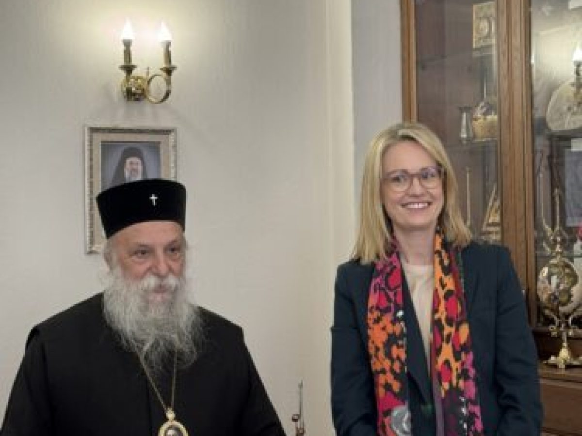 Στα Γρεβενά η Πρέσβης της Ιρλανδίας – Συνάντηση με τον Μητροπολίτη στο πλαίσιο των εκδηλώσεων για τον Άγιο Πατρίκιο