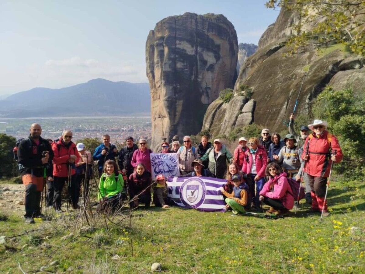 Στα Μετέωρα πεζοπόρησε η Ο.Λ.Κ. μαζί με τον Σ.Ο.Χ.Τ.