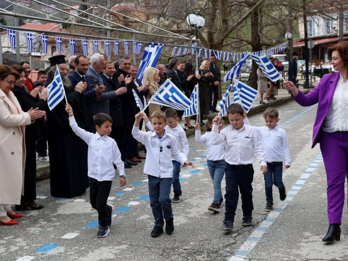 Στη Χρυσομηλιά Καλαμπάκας τίμησε την Εθνική Επέτειο  ο Δημήτρης Κουρέτας