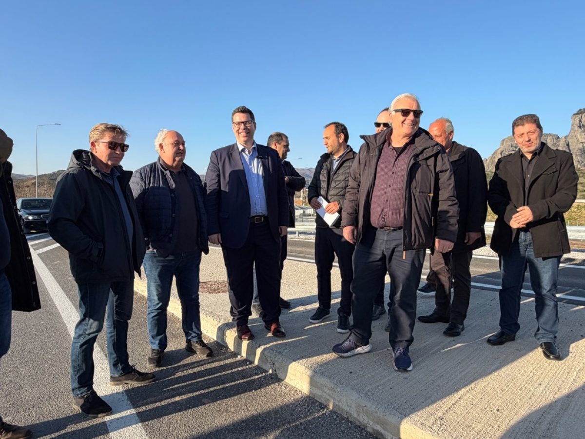 Στη γέφυρα της Διάβας ο υφυπουργός Θανάσης Κοντογεώργης