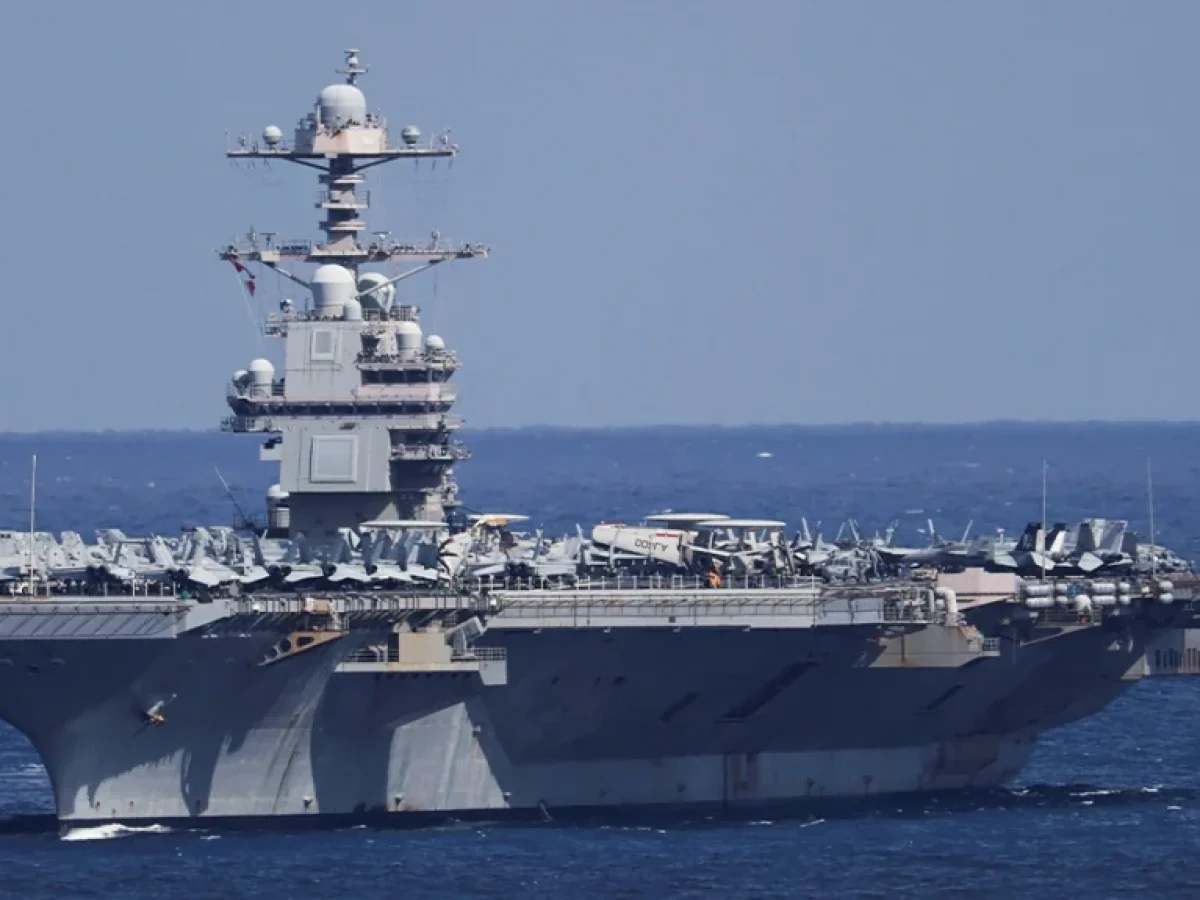 Στη Σούδα επιστρέφει το αμερικανικό αεροπλανοφόρο USS Gerald R. Ford – Αντιπολεμικό συλλαλητήριο την Παρασκευή