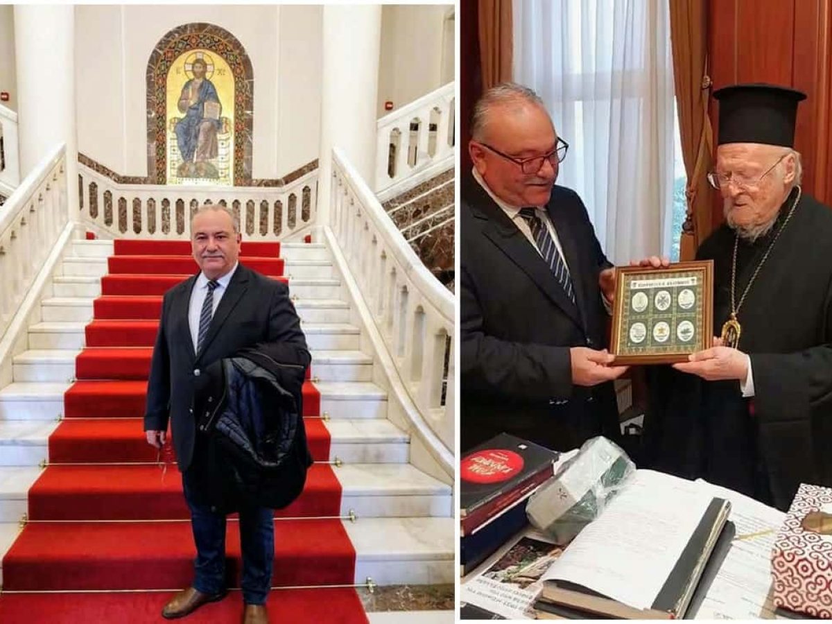 Στιγμές βαθιάς συγκίνησης στην Κωνσταντινούπολη – Η τιμητική συνάντηση του Επάρχου Καλύμνου Μανώλη Μουσελλή με τον Οικουμενικό Πατριάρχη Βαρθολομαίο