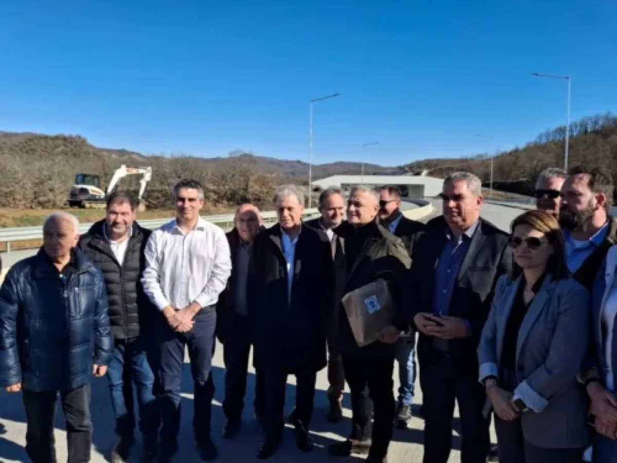 Στην τελική ευθεία το βόρειο τμήμα του αυτοκινητόδρομου Ε‑65 στα Γρεβενά – Στο 93% η πρόοδος της κατασκευής