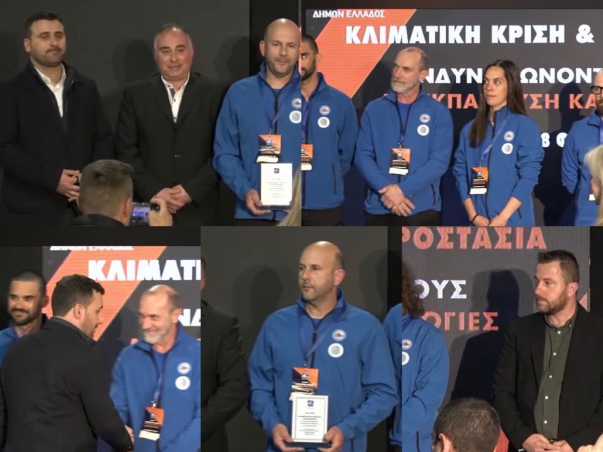 Στο επίκεντρο της ΚΕΔΕ η Ομάδα Διάσωσης της ΟΛΚ – Βράβευση από τον δήμαρχο Δήμου Μετεώρων