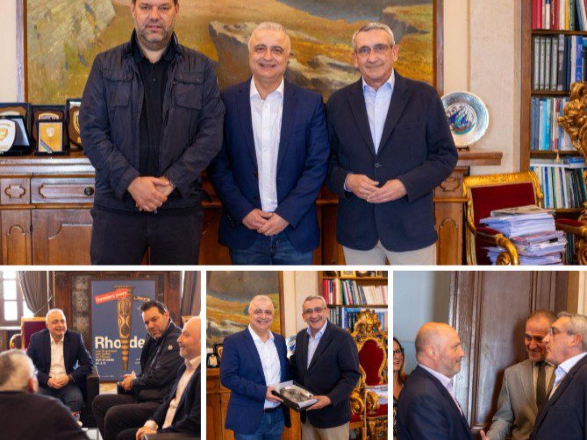 Στο γραφείο του Περιφερειάρχη ο Υφυπουργός Ανάπτυξης Λάζαρος Τσαβδαρίδης