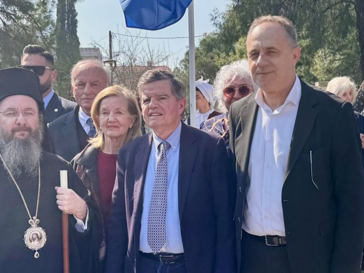 Στο Μεσολόγγι για τα αποκαλυπτήρια μνημείου των πεσόντων Αμπλιανιτών ο Πανουργιάς Παπαϊωάννου