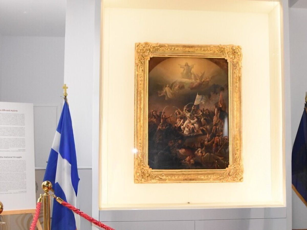 Στο Μεσολόγγι ο αυθεντικός πίνακας της Εξόδου του Θεόδωρου Βρυζάκη