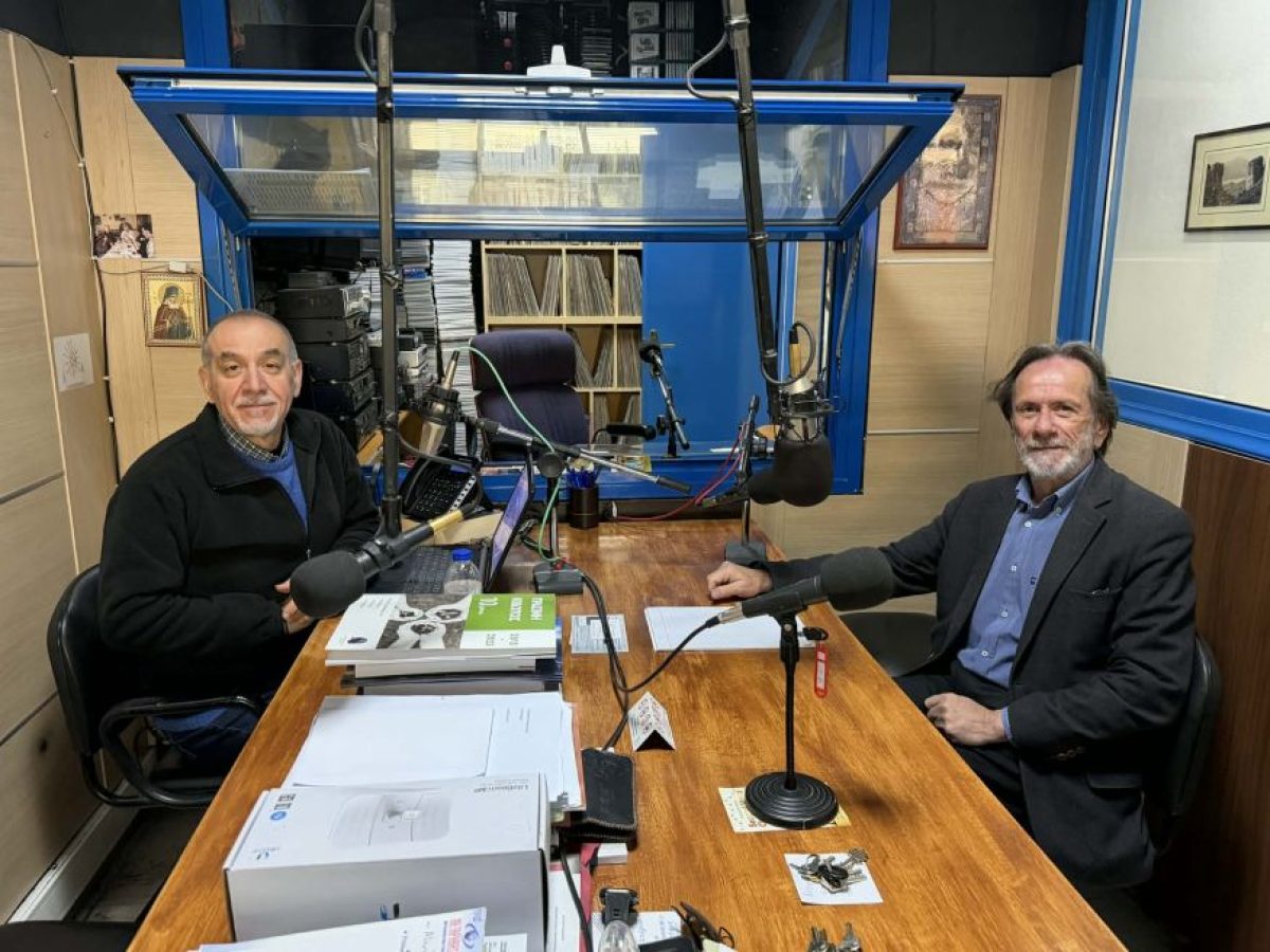 Στο Ράδιο Σταγών ο Θανάσης Τσιάρας πριν τη συνάντηση με τον Δήμαρχο Δήμου Μετεώρων Λευτέρη Αβραμόπουλο