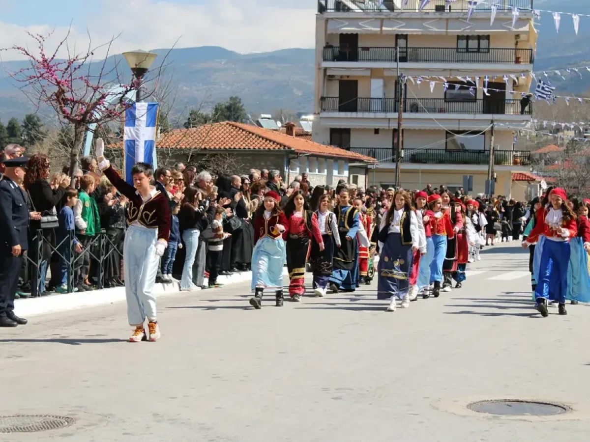 Τα Σέρβια τίμησαν την Εθνική Επέτειο της 25ης Μαρτίου με λαμπρότητα και μαζική συμμετοχή