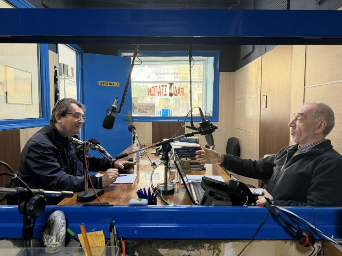 Θανάσης Βλάχος στο Ράδιο Σταγών: Συγχαρητήρια για τον Ημιμαραθώνιο και μήνυμα με αποδέκτες